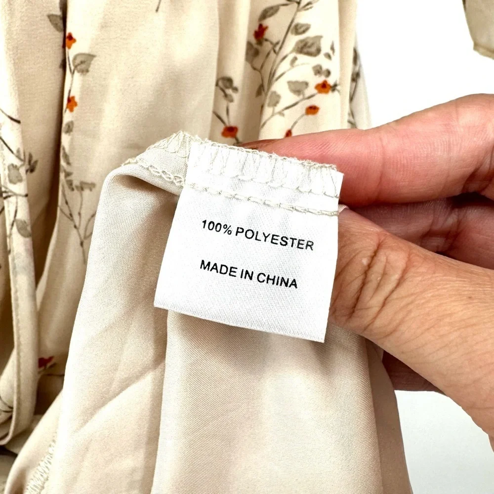 JESSAKAE Wandering Willoughby Smocked Floral Tiered Midi Dress NWT L - Picture 6 of 6